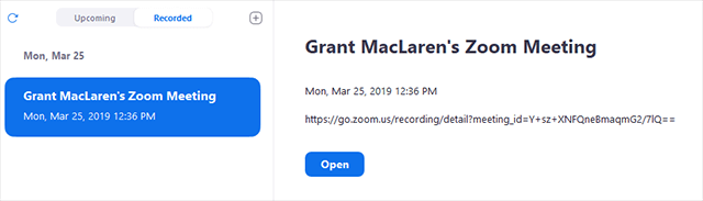 acceder a antiguas reuniones de zoom