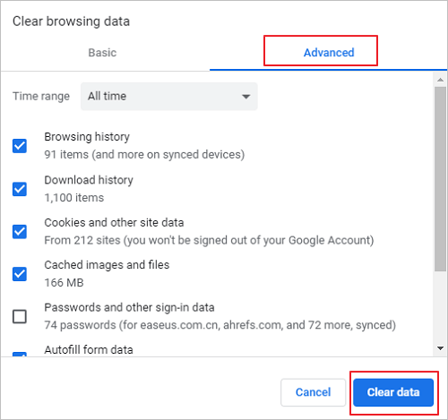 Cómo borrar el historial de Chrome