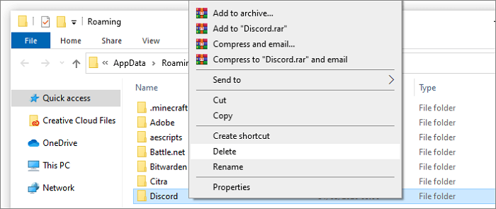 borrar datos de la app para solucionar que discord no se abra