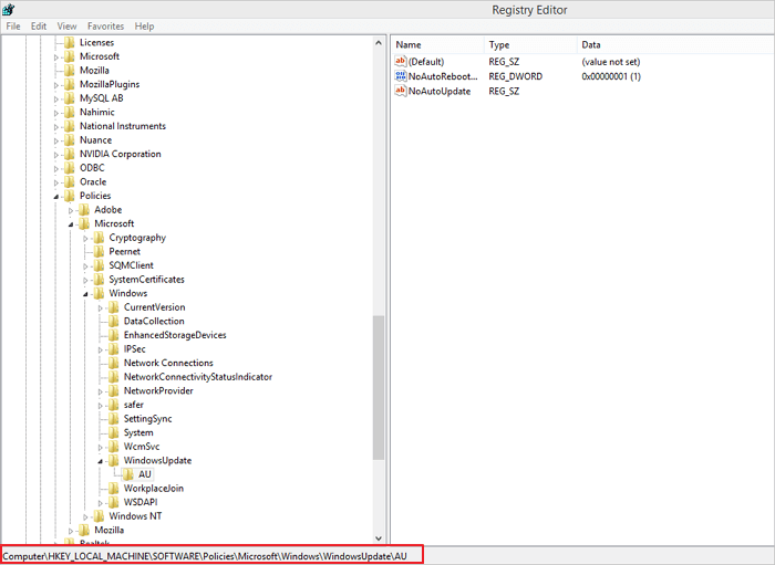 solucionar el código de error 0x800f0954 - Anular el servidor WSUS 1