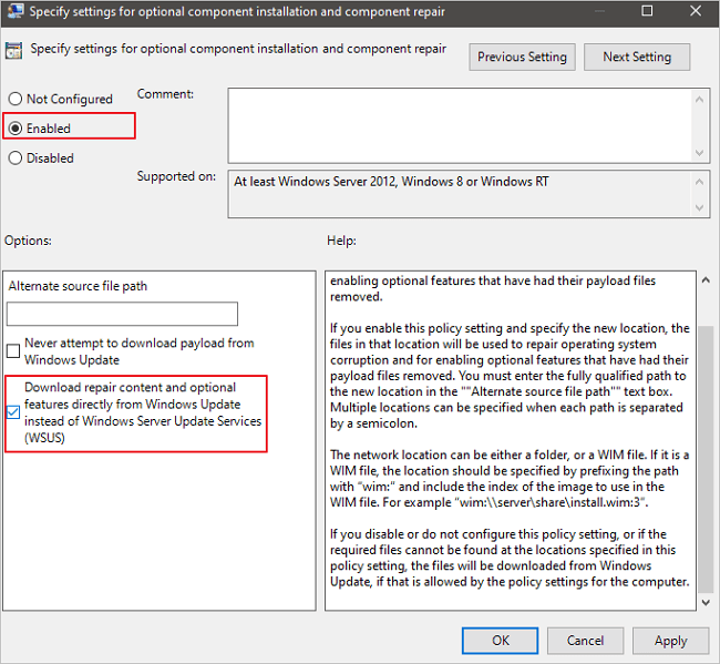 corregir el código de error 0x800f0954 - Ejecutar el Editor de directivas de grupo