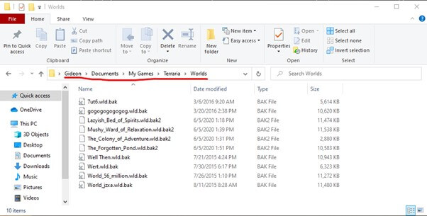 cómo arreglar Terraria carga fallida no se encontró copia de seguridad