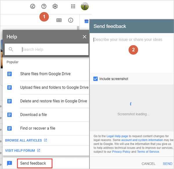 recuperar archivos borrados de la unidad Cloud