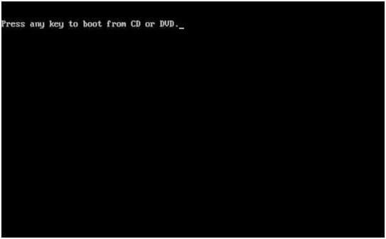 reiniciar desde el DVD y pulsar cualquier tecla