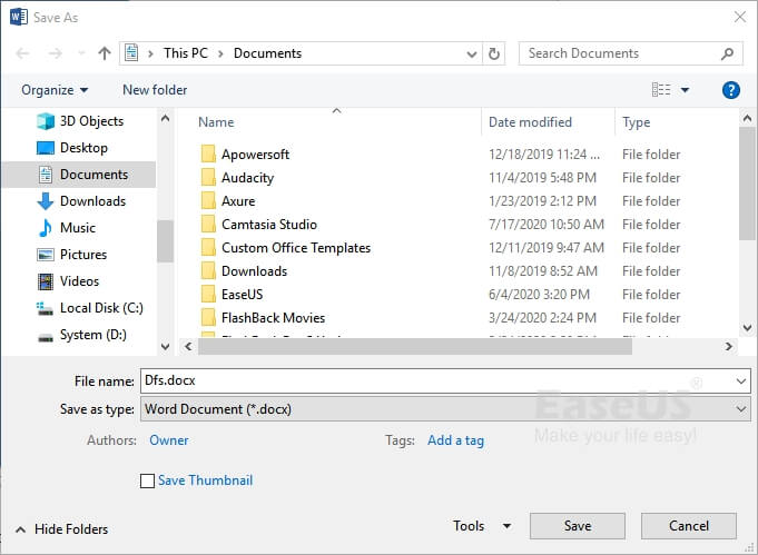 Abrir archivo problemático en Word 2016