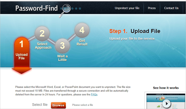 eliminador de contraseñas online