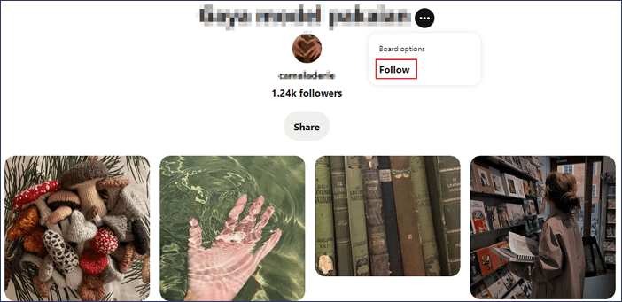 vuelve a seguir el tablero