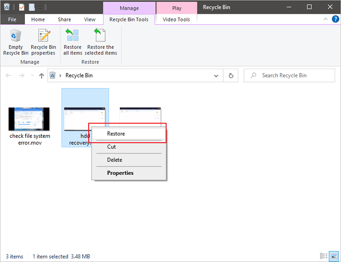 recuperar videos borrados de la papelera de reciclaje-2