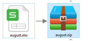 cambiar extensión excel