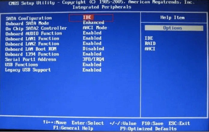 reiniciar bios