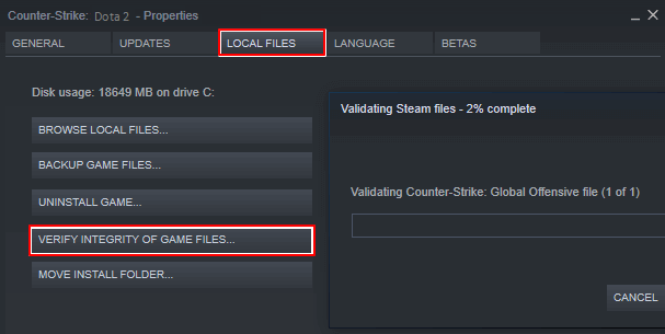 Restaura los juegos perdidos verificando las integraciones de juegos de steam.