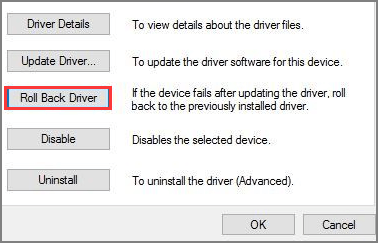 retroceder el conductor