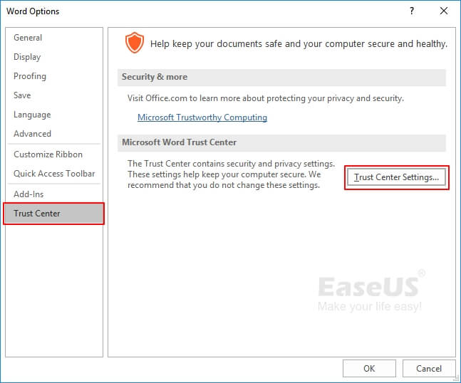 Cambiar la ubicación del fideicomiso