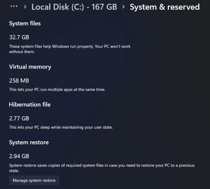 Windows 11 tamaño - sistema