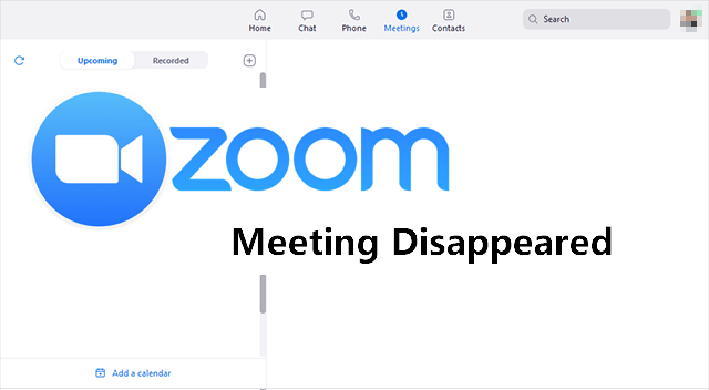 La reunión de Zoom desapareció