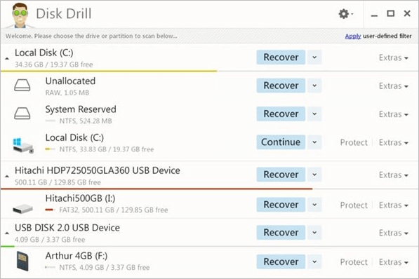 Recuperación de datos de iPhone con Disk Drill