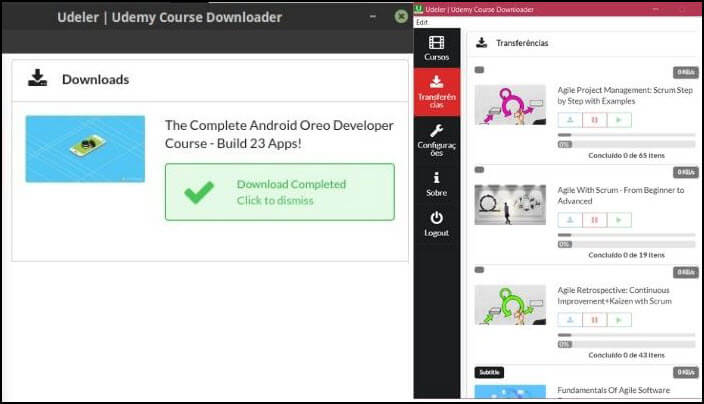 herramientas de undeler para descargar videos de Undemy