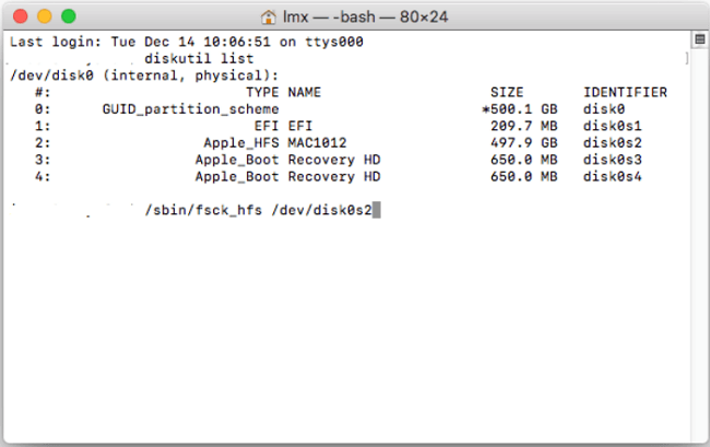 Introduce el identificador del disco