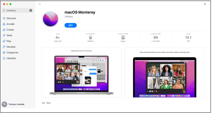 obtener macOS Monterey