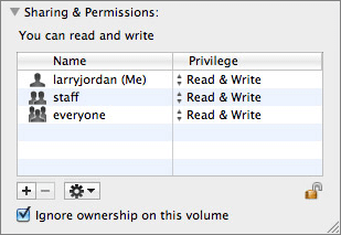 Ignorar la propiedad de la tarjeta SD en Mac