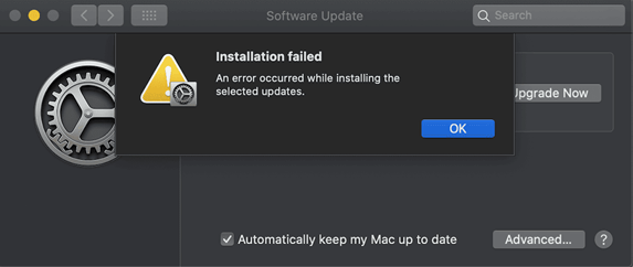 Fallo en la instalación de macOS 13 Ventura