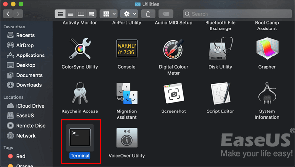 Abra la carpeta TemporaryItem.
