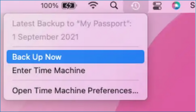 reiniciar la copia de seguridad