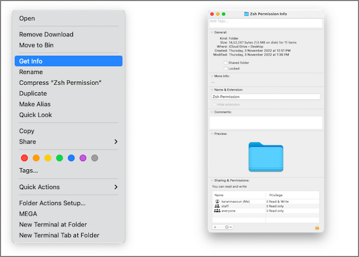 Cambiar el propietario del archivo