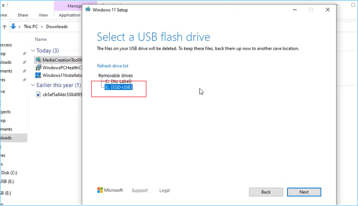 pasar el os al ssd sin clonar paso 3