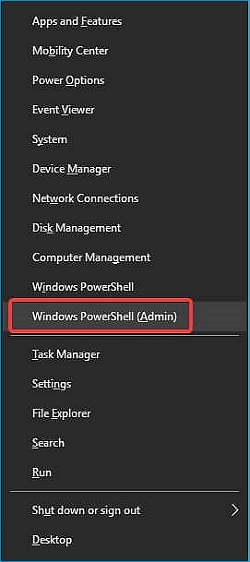 selecciona windows powershell