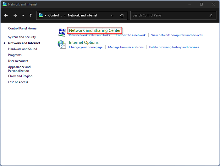 apertura de la red y centro de intercambio