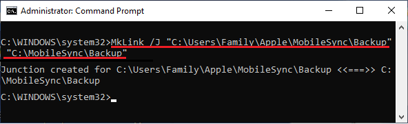 Cambiar la ubicación de la copia de seguridad del iPhone