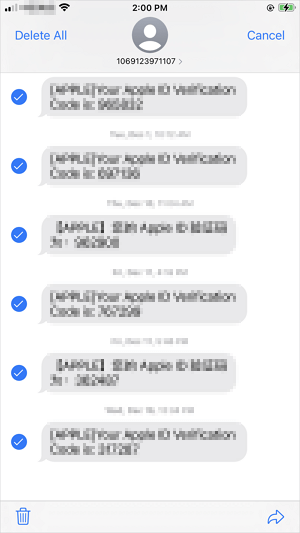 Cómo copiar una conversación de texto completa en el iPhone