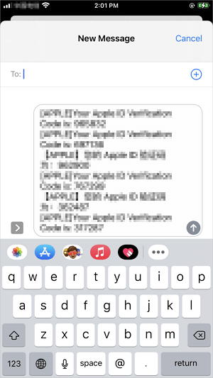 Cómo guardar los mensajes de texto en el iPhone a través de un mensaje o correo electrónico