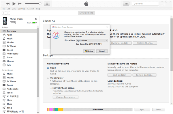 Cómo transferir datos del iPhone 4/5/6 al iPhone 8