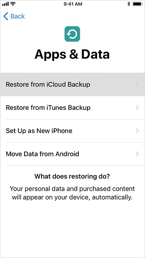Cómo clonar un iPhone a través de iCloud
