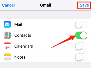 Cómo sincronizar los contactos del iPhone al Mac con Gmail