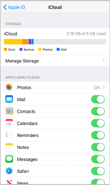 Cómo transferir fotos de iPhone a iPhone con iCloud