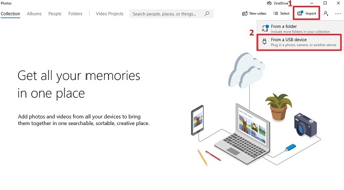 Transferir fotos del iPhone al PC a través de la aplicación Fotos