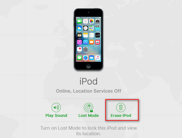 Arreglar el iPod se desactiva con iCloud