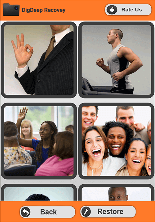 Recuperación de imágenes DigDeep