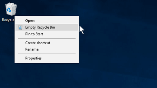 vaciar papelera de reciclaje Windows 10