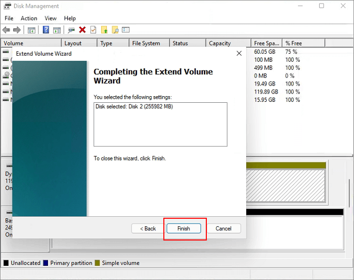 combinar directorios SSD con Gestión de discos - 8
