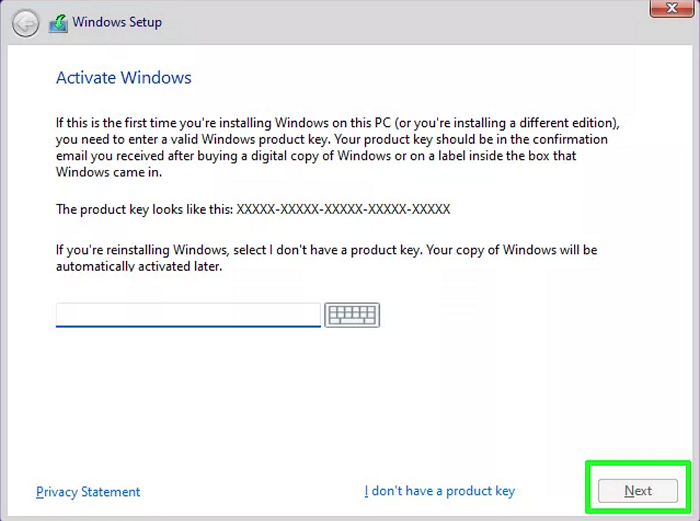 añadir clave de producto