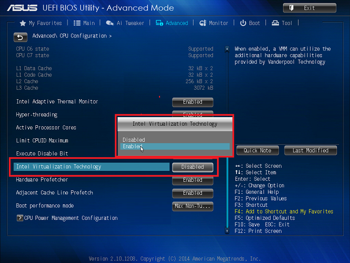 Activar la virtualización en Windows 11