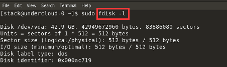 comando fdisk linux