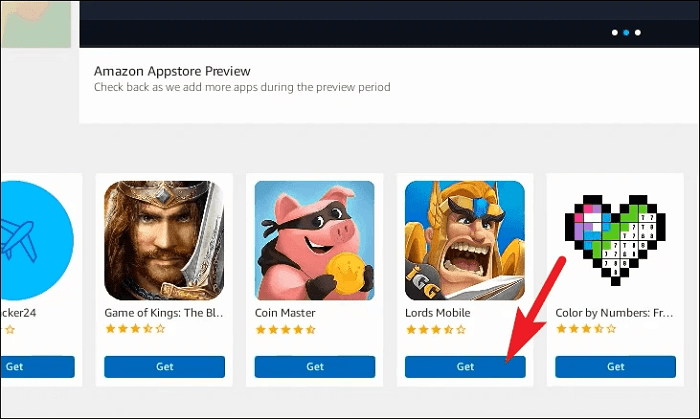 Consigue aplicaciones android de Amazon
