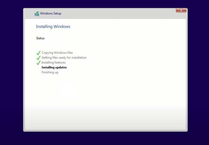 Finalizar la instalación de Windows 11