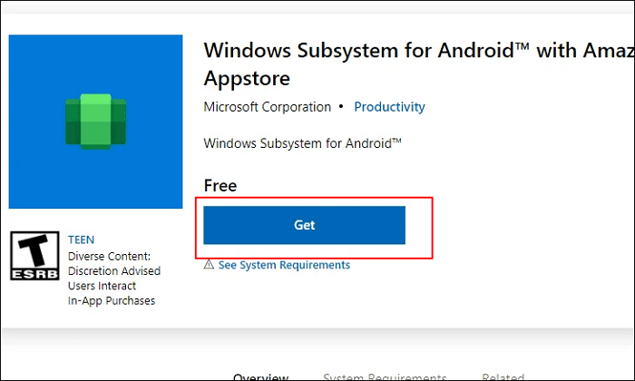 Consigue el Subsistema Windows para android