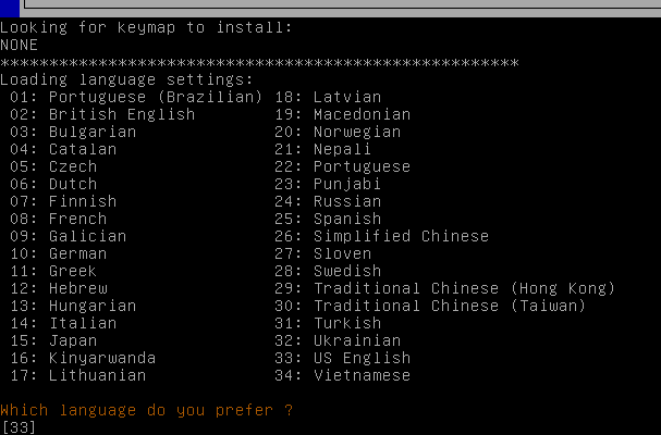 Selecciona el idioma